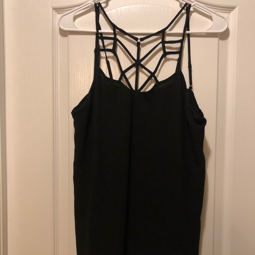 Medium Naked Zebra Black Tank